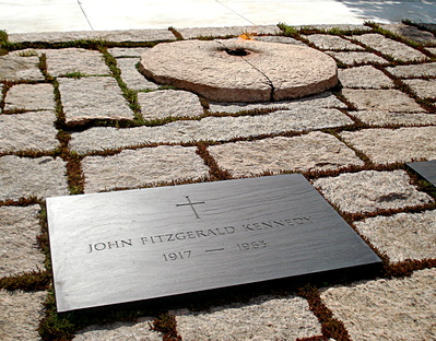 Tombe du Prsident Kennedy au cimetire d'Arlington, USA -- 24/11/12