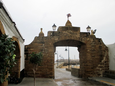 La ville de Cadiz sous la pluie!