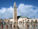 La mosque Hassan II  Casablanca au Maroc -- 04/03/11