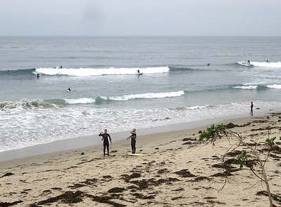 Surf à Malibu en Californie -- 13/08/13