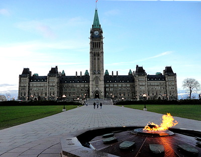 Le Parlement du Canada à Ottawa -- 19/12/12