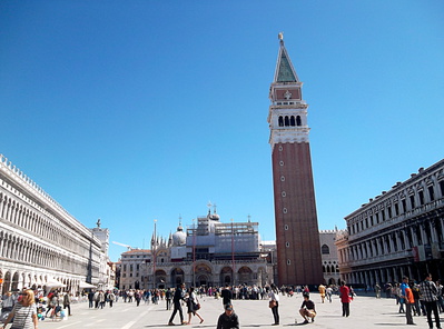 La Place Saint-Marc à Venise