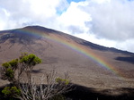 Le Piton de la Fournaise sur l'île de la Réunion