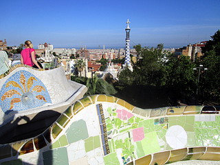 Le Parc Güell à Barcelone