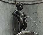 Le Manneken-Pis, symbole de Bruxelles